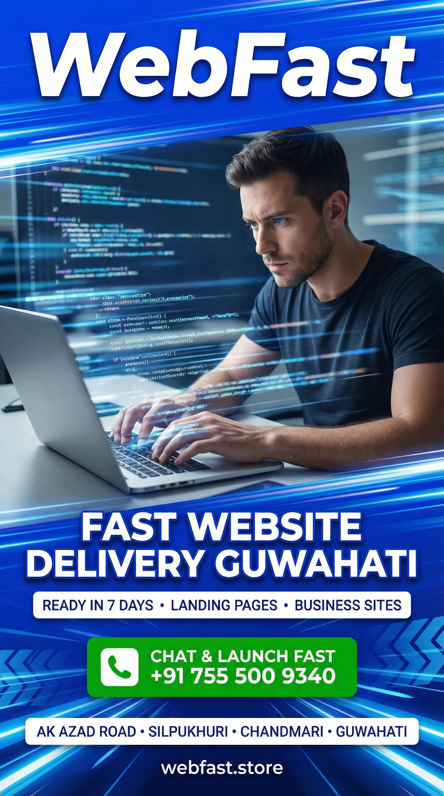 WebFast – Fast Website Delivery in Guwahati
